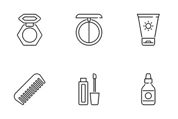 화장품 아이콘 팩