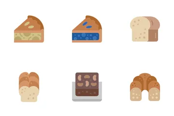 디저트와 달콤한 아이콘 팩