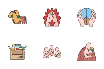 난민 아이콘 팩