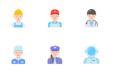 전문 아바타 아이콘 팩