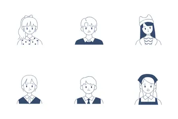最小限の日本語文字 アイコンパック