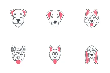 犬のレース アイコンパック