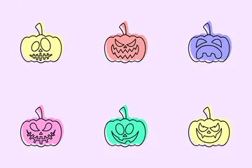 ハロウィンかぼちゃ アイコンパック