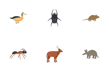 アフリカの動物 アイコンパック