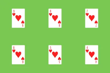 ポーカーカード アイコンパック