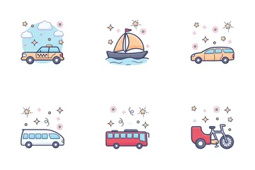 운송 아이콘 팩