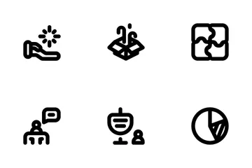 25 Business & Management Set Icon Pack