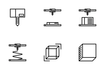 3 dimensões Pacote de Ícones