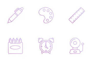 30 Back To School Icon Pack