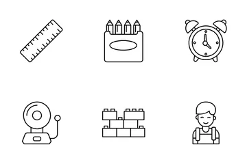 30 Back To School Icon Pack