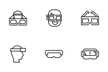3d Glasses Icon Pack