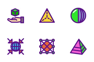3D Shapes Icon Pack