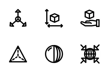 3D Shapes Icon Pack