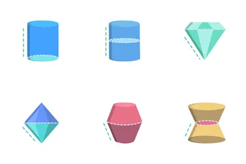3D Shapes Icon Pack