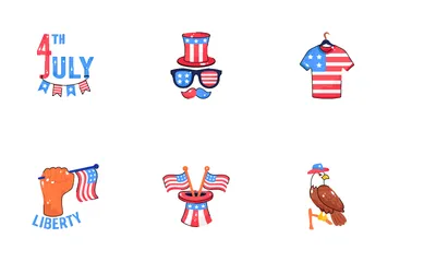 4th July Icon Pack