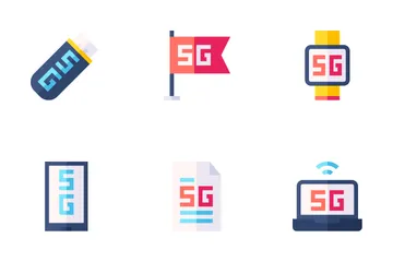 5G Paquete de Iconos