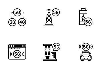 5 G Icon Pack