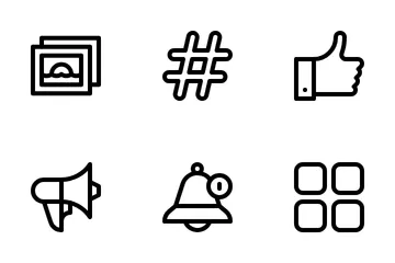 50 Social Media Icons Icon Pack