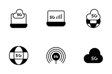Internet 5G Paquete de Iconos