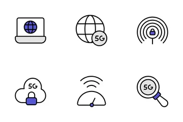 5G Internet Icon Pack