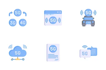 Rede 5G Pacote de Ícones