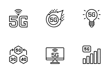 5G Technology Icon Pack