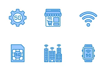 5G Technology Icon Pack