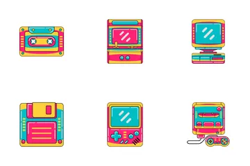 90s Technology Icon Pack