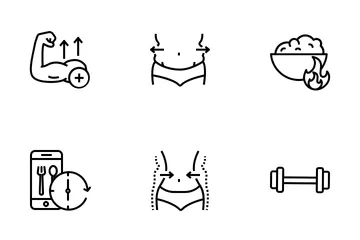 Abnehmen & Zunehmen Symbolpack