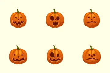 Abóbora de Halloween Pacote de Ícones