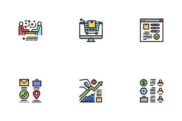 About Us Presentation Icon Pack