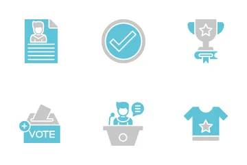 Abstimmung Wahl Symbolpack