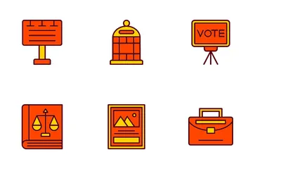 Abstimmung Wahl Symbolpack