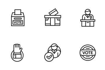 Abstimmung Wahl Symbolpack