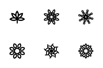 Abstract Flower Icon Pack