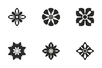 Abstract Flowers Icon Pack