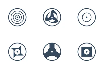 Abstrakter Kreis Symbolpack