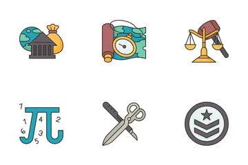 Academic Disciplines Icon Pack