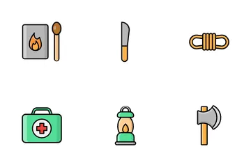 Cámping Icon Pack