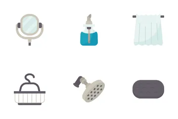 Accesorios de baño Paquete de Iconos