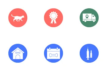 Accessoires pour animaux de compagnie Icon Pack
