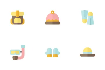 Accessories Travelling Icon Pack