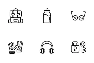 Accessories Travelling Icon Pack