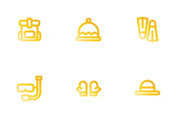 Accessories Travelling Icon Pack