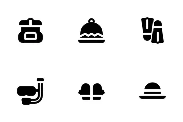 Accessories Travelling Icon Pack