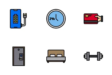 Accommodation And Hotel Icon Pack