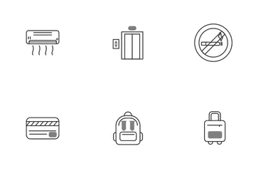 Accommodation And Hotel Icon Pack