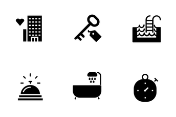 Accommodation And Leisure  Icon Pack
