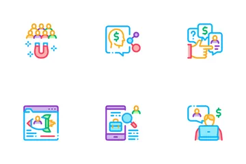 Account Manager Work Icon Pack