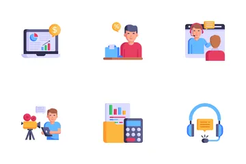 Accounting And Consulting Icon Pack